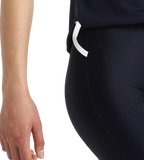 Women's Endurance10 Closedback Sleeved Swimdress With Boyleg - True Navy & Arctic Glass