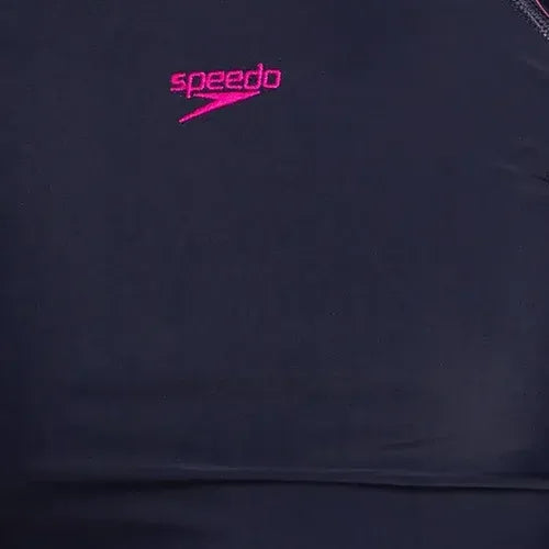 Girl's Endurance 10 Hyperboom Long Sleeve Suntop - True Navy & Electric pink