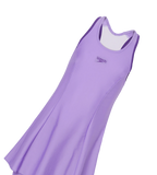 Girl's Endurabrite Racerback Swimdress With Boyleg - Purple Mist & Tillandsia Purple