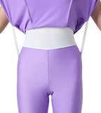 Girl's Endurabrite Racerback Swimdress With Boyleg - Purple Mist & Tillandsia Purple