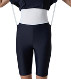 Girl's Endurance10 Racerback Swimdress With Boyleg - True Navy & Purple Mist
