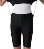 Girl's Endurance10 Racerback Swimdress With Boyleg - Black & Ruby