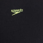 Girl's Endurance+ Sleeved Essential U-Back Legsuit - Black & Hyper Yellow