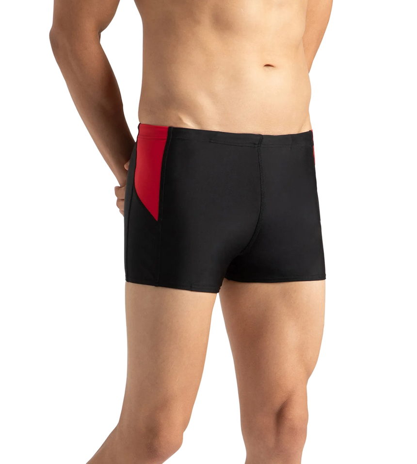 Men's Endurance 10 Dive Aquashort - Black & Fed Red
