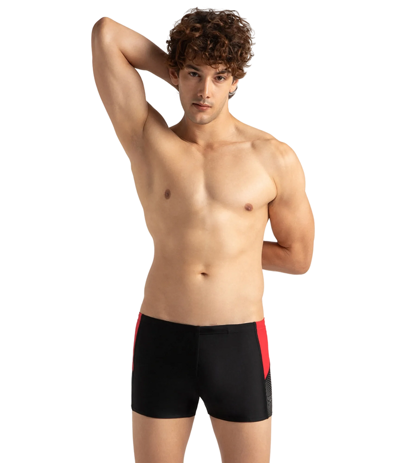 Men's Endurance 10 Dive Aquashort - Black & Fed Red