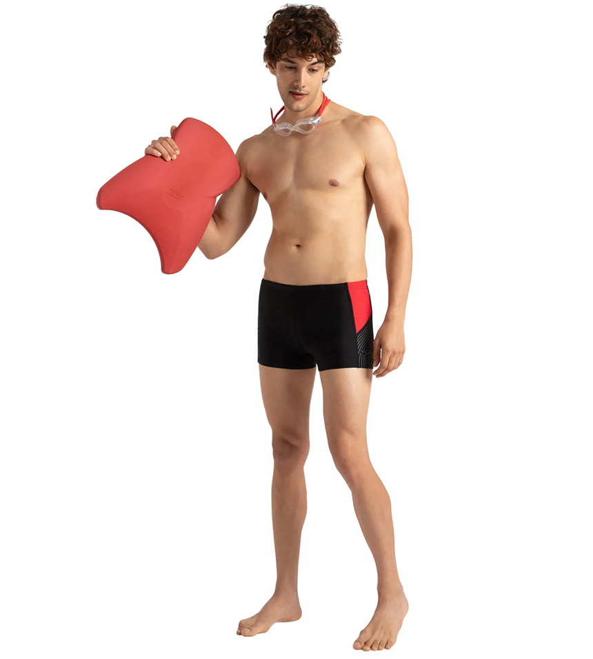 Men's Endurance 10 Dive Aquashort - Black & Fed Red