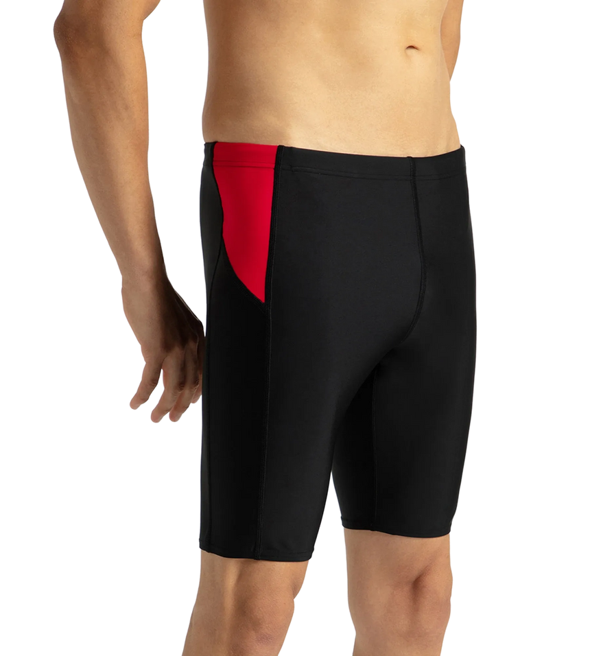 Men's Endurance 10 Dive Jammer - Black & Fed Red