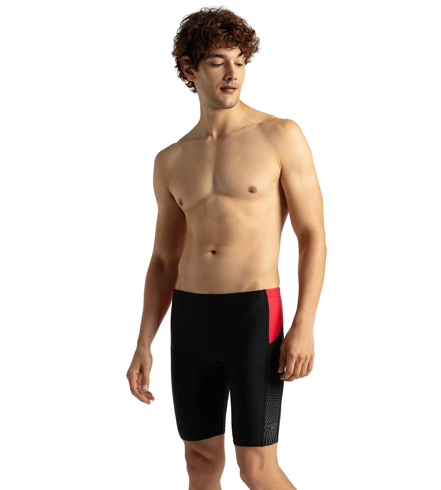 Men's Endurance 10 Dive Jammer - Black & Fed Red