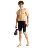 Men's Endurance 10 Dive Jammer - Black & Fed Red