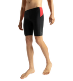 Men's Endurance 10 Dive Jammer - Black & Fed Red