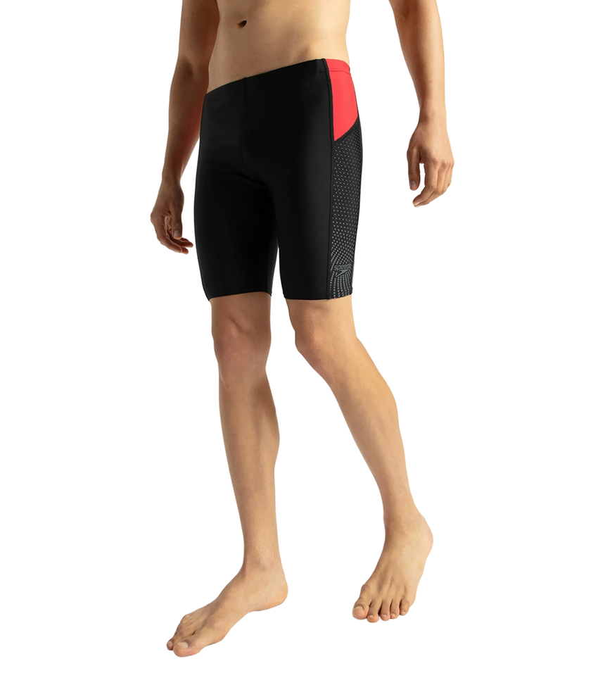 Men's Endurance 10 Dive Jammer - Black & Fed Red