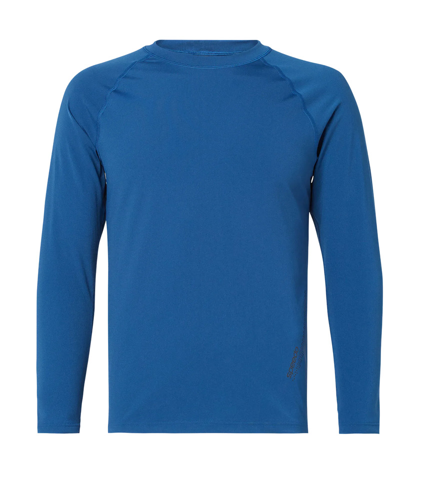 Men's Endurance+ Long Sleeve Performance Suntop - Aegean Denim & True Navy