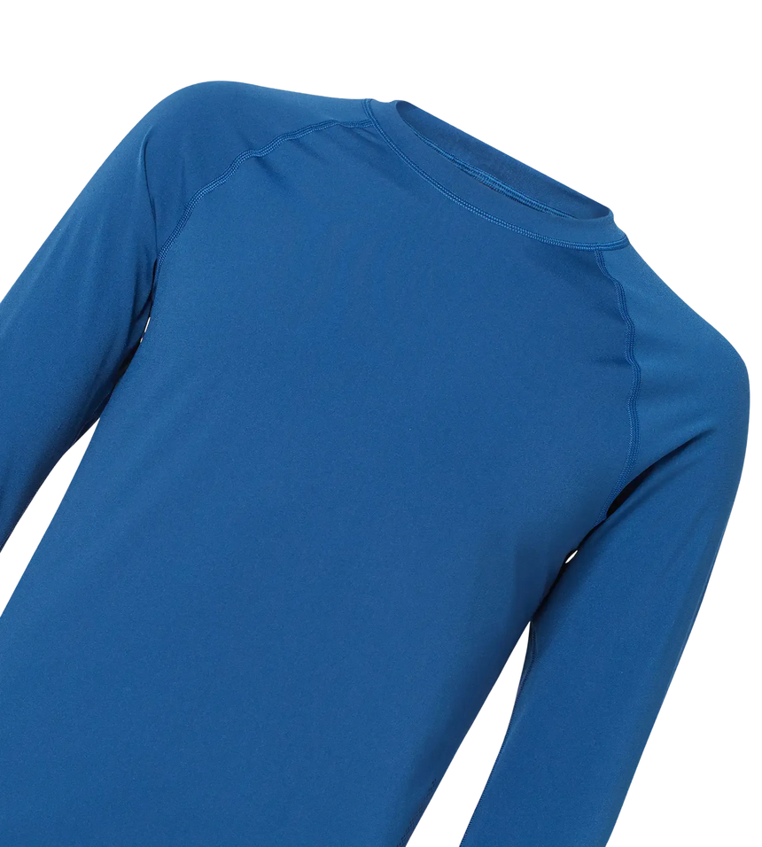 Men's Endurance+ Long Sleeve Performance Suntop - Aegean Denim & True Navy