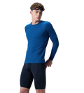 Men's Endurance+ Long Sleeve Performance Suntop - Aegean Denim & True Navy
