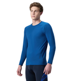 Men's Endurance+ Long Sleeve Performance Suntop - Aegean Denim & True Navy
