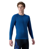 Men's Endurance+ Long Sleeve Performance Suntop - Aegean Denim & True Navy