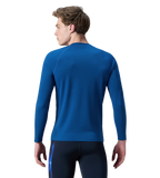 Men's Endurance+ Long Sleeve Performance Suntop - Aegean Denim & True Navy