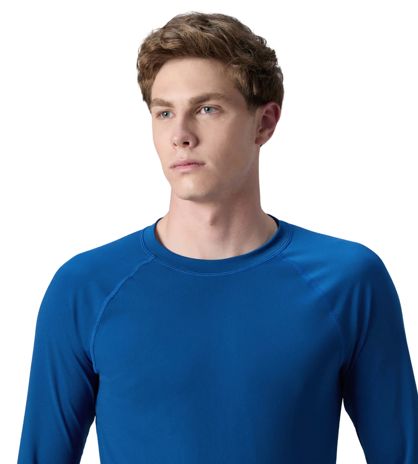 Men's Endurance+ Long Sleeve Performance Suntop - Aegean Denim & True Navy
