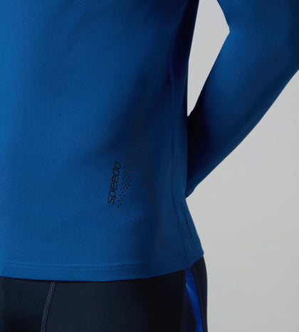 Men's Endurance+ Long Sleeve Performance Suntop - Aegean Denim & True Navy