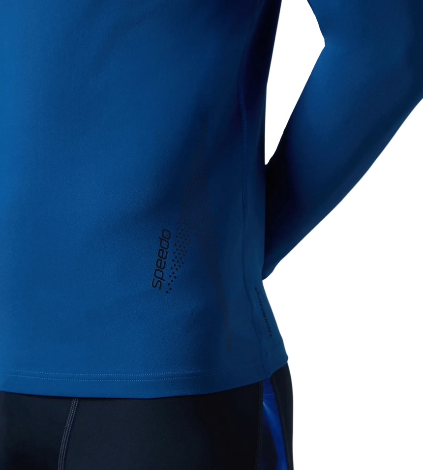 Men's Endurance+ Long Sleeve Performance Suntop - Aegean Denim & True Navy