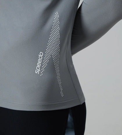 Men's Endurance+ Long Sleeve Performance Suntop - Coin Grey & White
