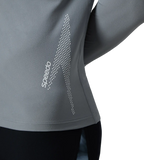 Men's Endurance+ Long Sleeve Performance Suntop - Coin Grey & White