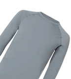 Men's Endurance+ Long Sleeve Performance Suntop - Coin Grey & White