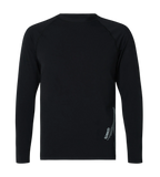 Men's Endurance+ Long Sleeve Performance Suntop - Black & Evening Grey