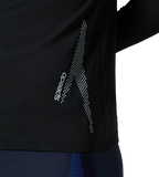 Men's Endurance+ Long Sleeve Performance Suntop - Black & Evening Grey