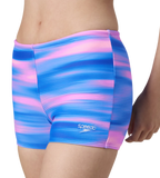 Women's Endurance10 Printed Racerback Bikini Set - Deep Saffire & Neon Violet