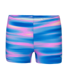 Women's Endurance10 Printed Racerback Bikini Set - Deep Saffire & Neon Violet