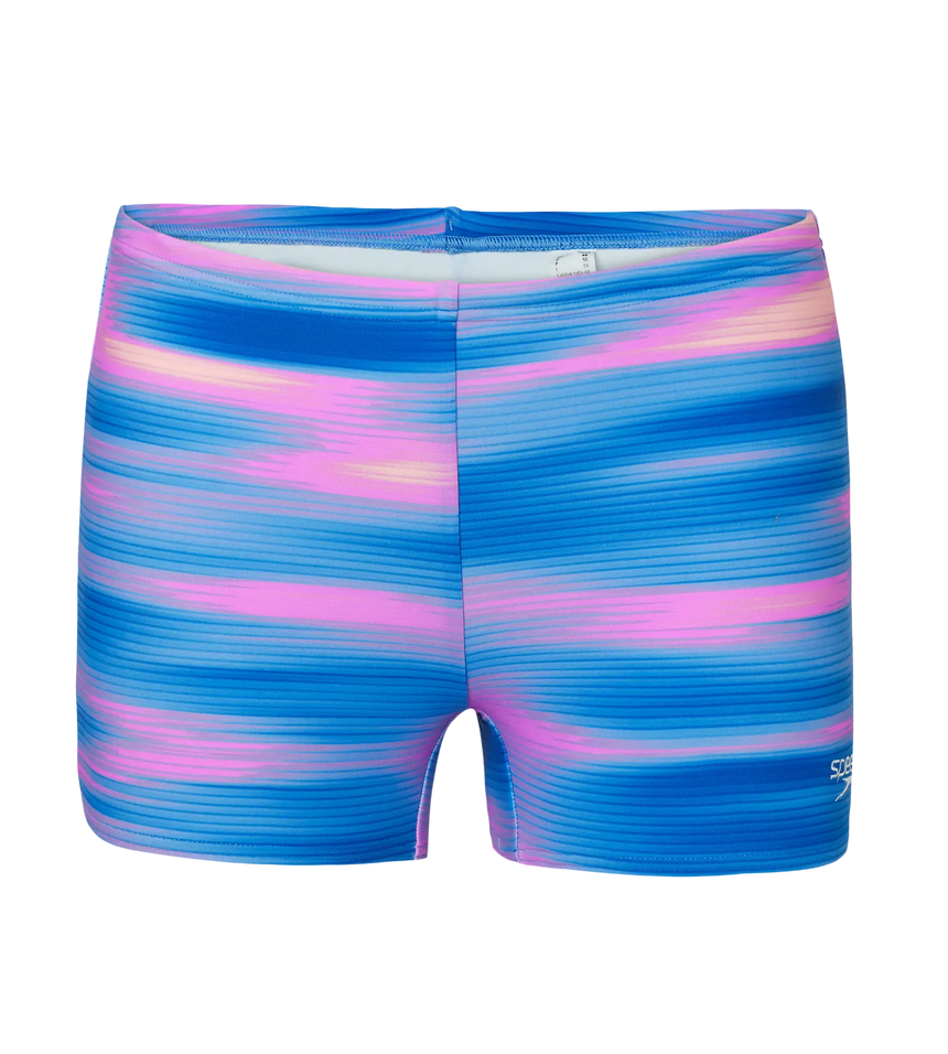 Women's Endurance10 Printed Racerback Bikini Set - Deep Saffire & Neon Violet