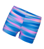 Women's Endurance10 Printed Racerback Bikini Set - Deep Saffire & Neon Violet