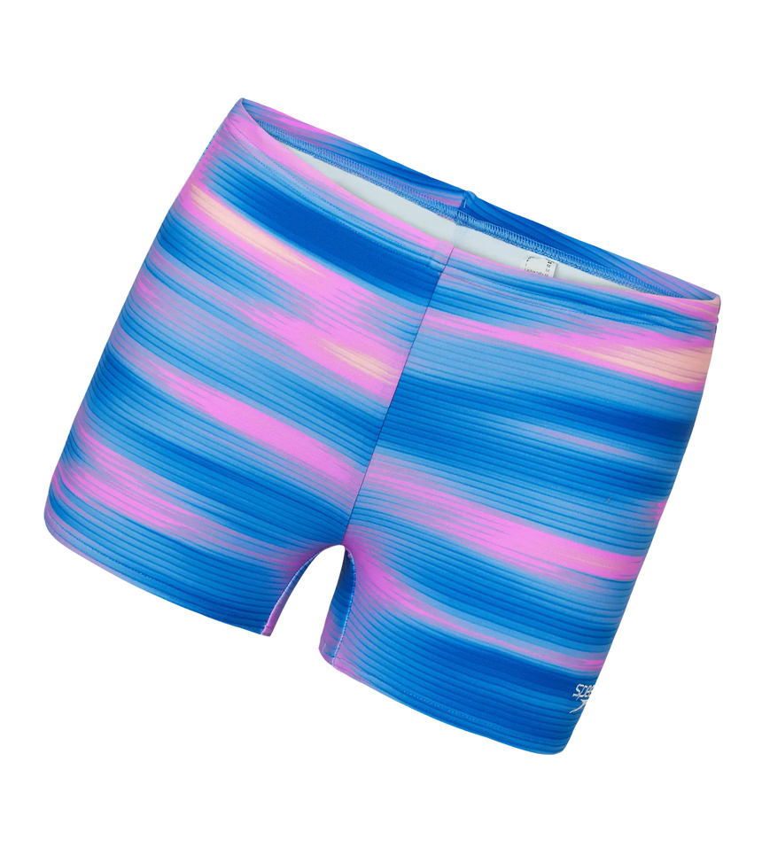 Women's Endurance10 Printed Racerback Bikini Set - Deep Saffire & Neon Violet