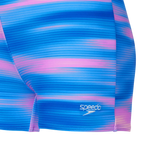 Women's Endurance10 Printed Racerback Bikini Set - Deep Saffire & Neon Violet
