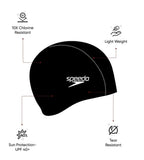 Unisex Kids Logo Endurance Swim Caps - Assorted Colours