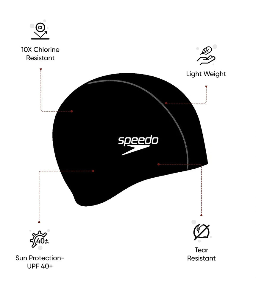 Unisex Kids Logo Endurance Swim Caps - Assorted Colours