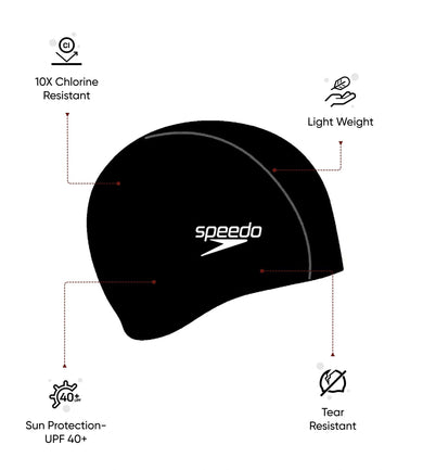 Unisex Junior Logo Endurance Swim Caps - Assorted Colours