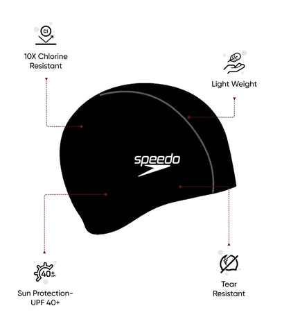 Unisex Junior Logo Endurance Swim Caps - Assorted Colours