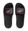 Women's Single Colour Slides - Black & Raspberry Fill