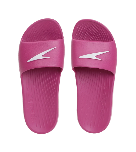 Women's Single Colour Slides - Berry & White