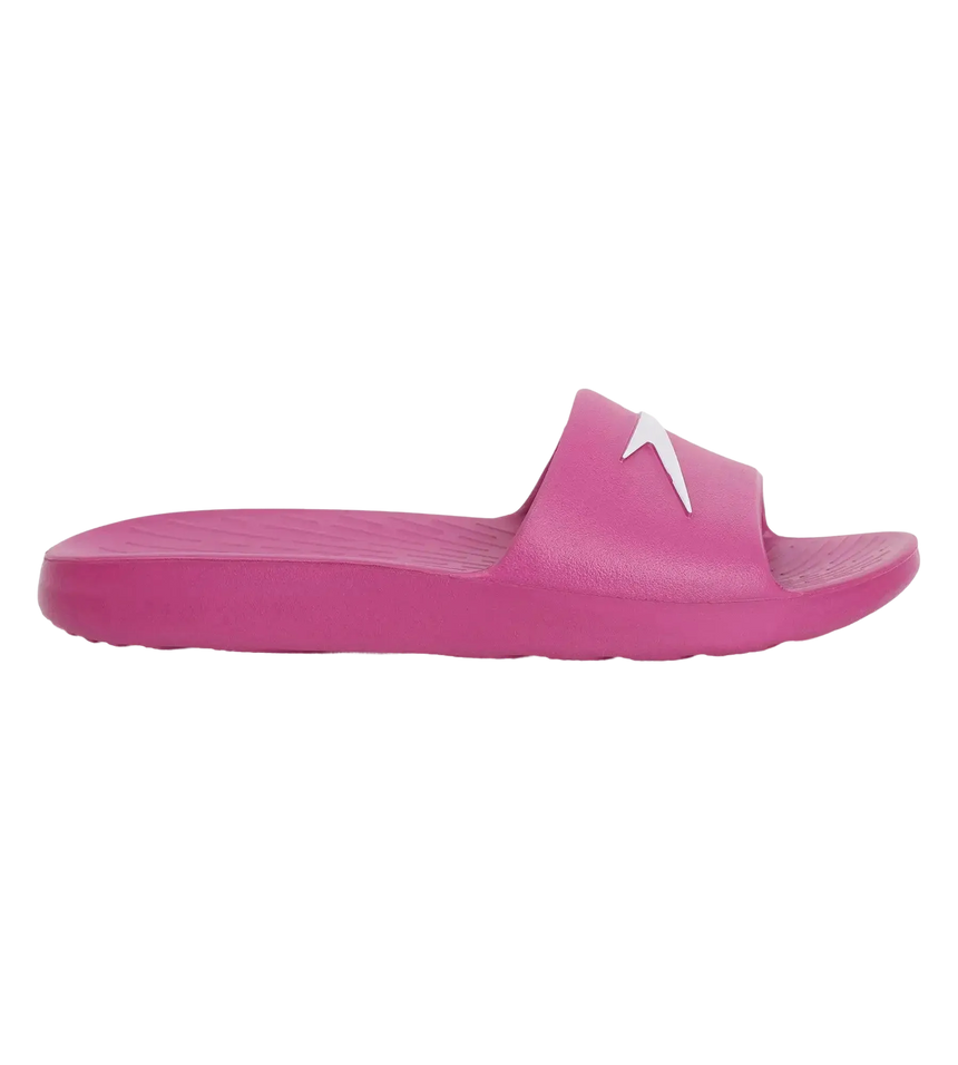Women's Single Colour Slides - Berry & White