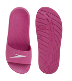 Women's Single Colour Slides - Berry & White