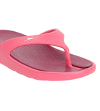 Women's Dual Colour Flip Flops - Deep Plum & Cinder Rose
