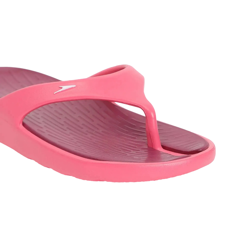 Women's Dual Colour Flip Flops - Deep Plum & Cinder Rose