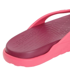 Women's Dual Colour Flip Flops - Deep Plum & Cinder Rose