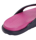 Women's Dual Colour Flip Flops - Berry & True Navy