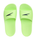 Unisex Junior's Single Colour Slides For Boys and Girls - Bright Zest & True Navy