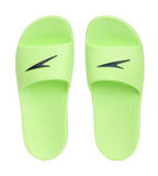 Unisex Junior's Single Colour Slides For Boys and Girls - Bright Zest & True Navy