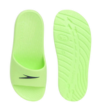 Unisex Junior's Single Colour Slides For Boys and Girls - Bright Zest & True Navy